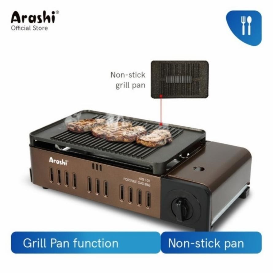 Kompor Gas BBQ Portable ARASHI - Kompor Grill Portable APB 101