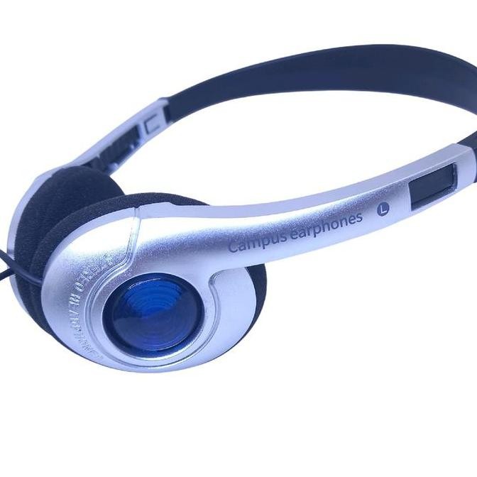 Headphone Vintage Style Klasik Estetik Dengan Mic Dan Tombol Headphones Retro Clear Stereo New Stok