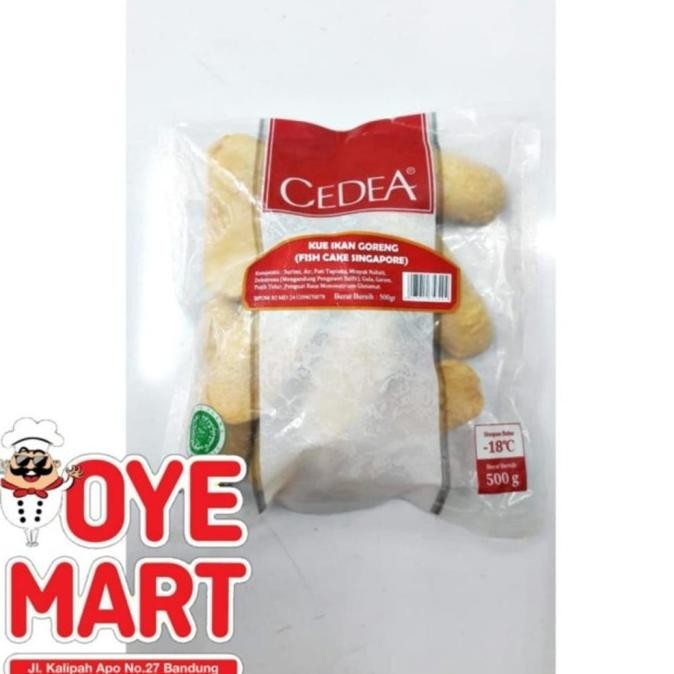 

HIW CEDEA FRIED FISH CAKE SINGAPORE 500GR/KUE IKAN GORENG