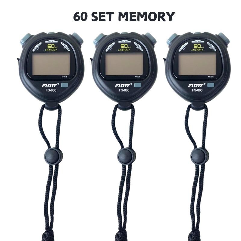 Stopwatch Digital Multifungsi Olahraga / 10 30 60 200 100 Set Memori