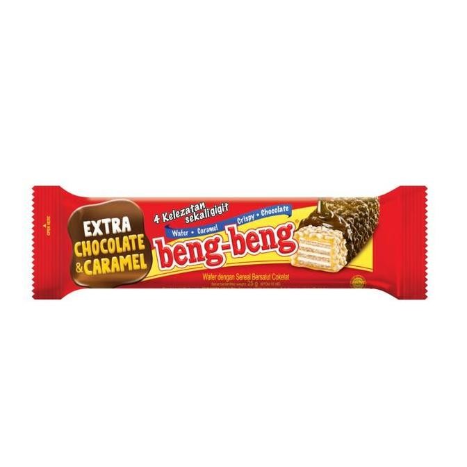 

HIW Beng - Beng - Wafer dibalut cokelat dan karamel - 1 box 20 Pcs
