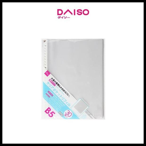 

Daiso Clear Binder Pockets B5 30 Pcs. Terlaris
