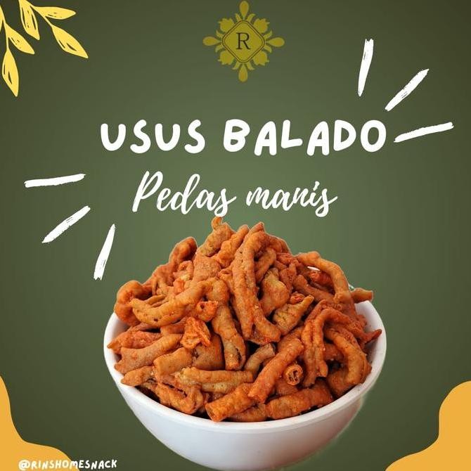 

HIW PROMO !!! Kripik usus balado pedas manis kemasan 500gr