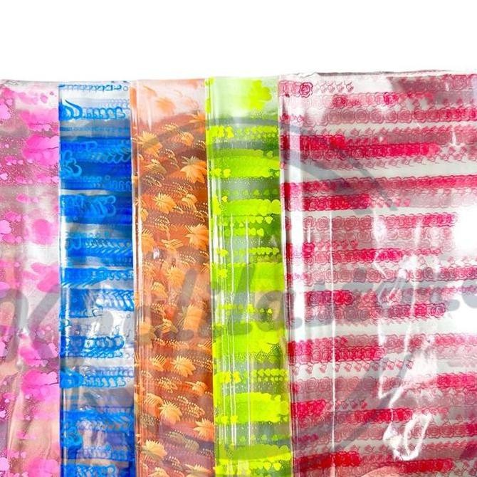 

(50 lembar) Plastik Kado Kaca Bening / Kado Kaca Plastik Motif Termurah