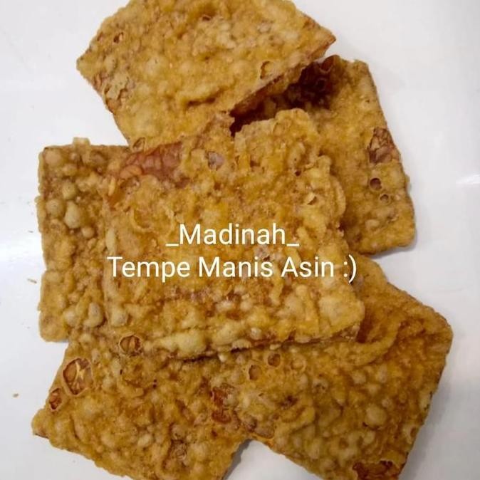 

HIW KERIPIK TEMPE MANIS ASIN /TEMPE SARI MANIS ASIN FAVORIT 500GRAM