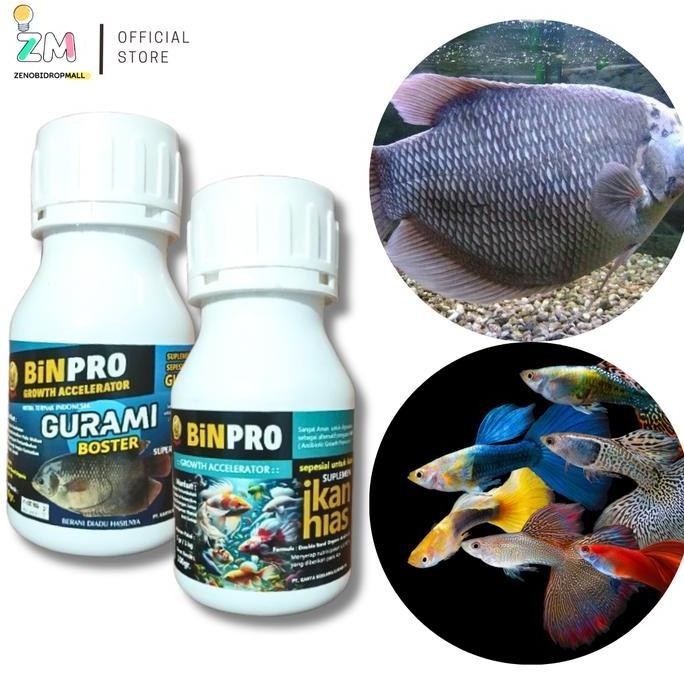 Terlaris Vitamin Ikan Hias Dan Gurami Binpro Suplemen Pertumbuhan Ikan