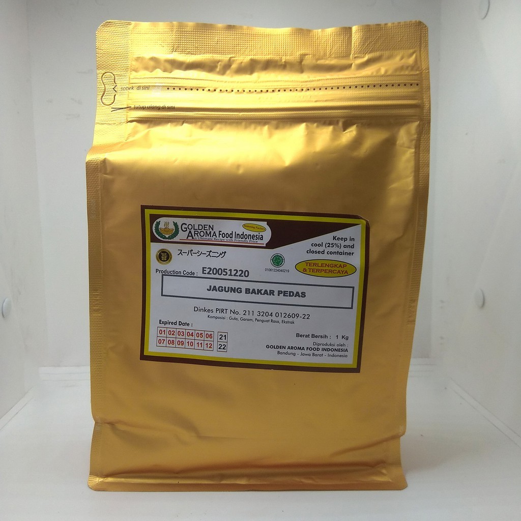 

BUMBU TABUR 1 KG RASA JAGUNG BAKAR PEDAS UNTUK ANEKA SNACK SHIHLIN KENTANG TAHU CRISPY DLL HALAL MUI