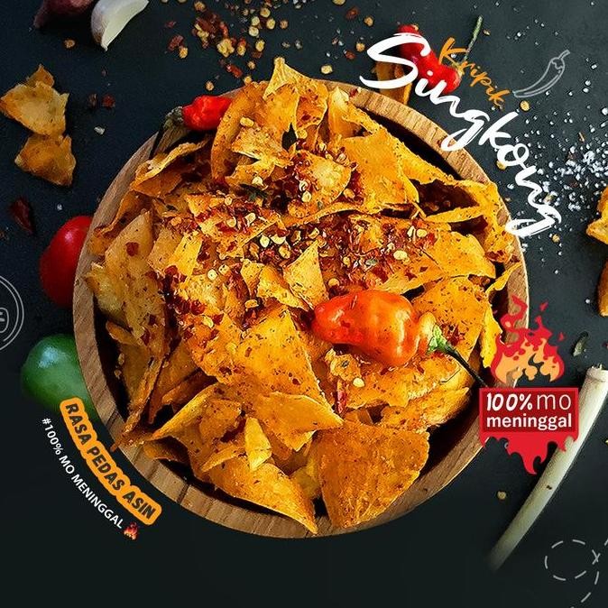 

HIW 500gr Keripik Singkong Yasnack Pedas Gurih - Yasnack/Cemilan/ Food Snack/Kripik Makanan snack jadul