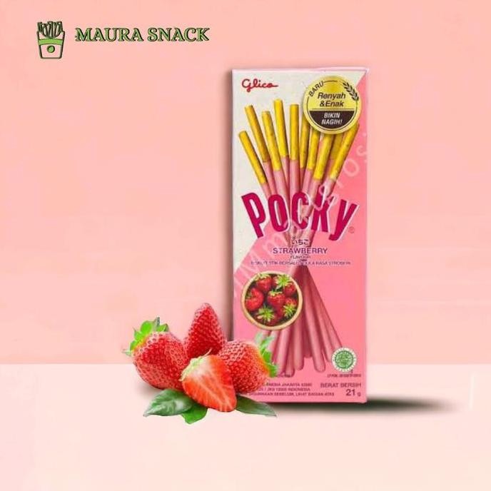 

HIW pocky 1 pack isi 10 Pocky, Snack, Enak, Kenikmatan, Makanan, Sensasi, Japan Cookies Food Cemilan Manis Organik Jajanan Camilan stik bersalut cokelat Pisang Jagung Gluten Crispy Peach