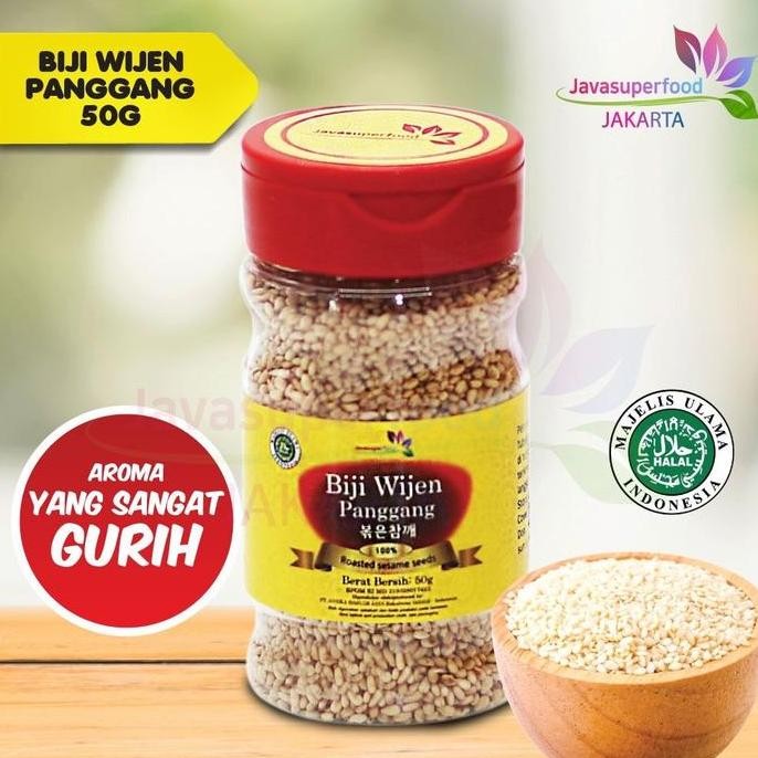 

Terlaris Biji Wijen Panggang / Sesame Seeds Roasted 50G