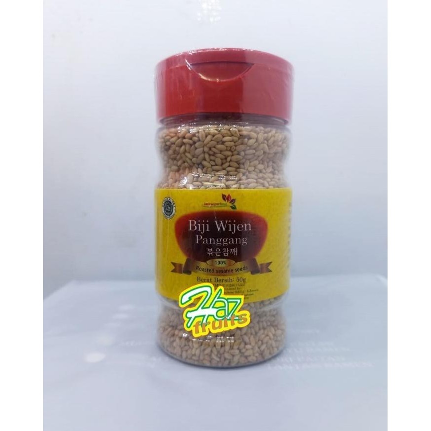 

Terlaris Biji Wijen Panggang / Sesame Seeds Roasted Korea 50 Gram