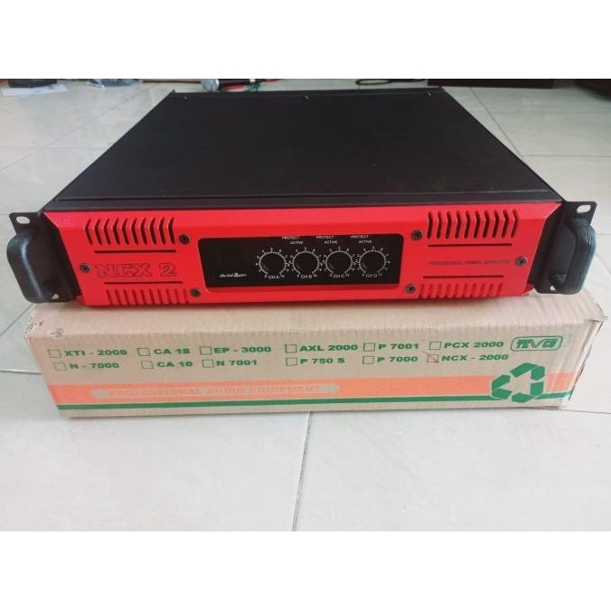 Box Power Amplifier Ncx-2 2U Box Power Ampli 4Ch Ncx 2 New Stok