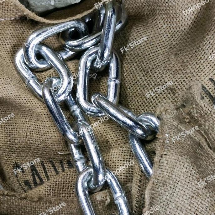 . Rantai Galvanis 3/4" (19mm) / Rantai Kapal Galvanis 19 mm - Karung