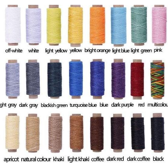 

BEBAS ONGKIR - Colorful Leather Threader - Benang Jahit Bahan Kulit (50m)