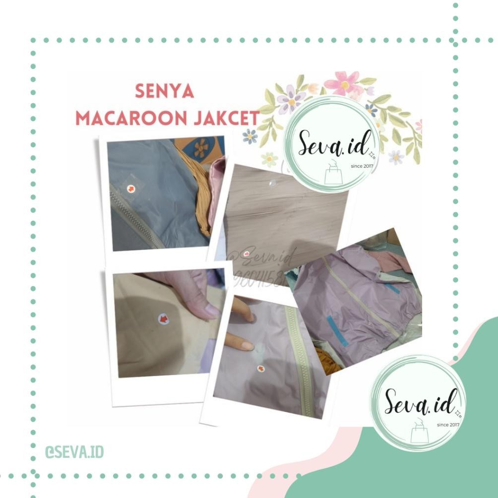Ready Jaket Senya Macaroon Jacket Senya Jacket Airy Jaket Olahraga