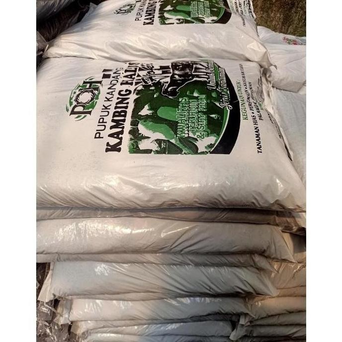 

Terlaris Pupuk Kandang Kambing Halus Organik 6-7 Kg Via Grab/ Gojek