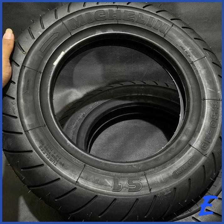 | ASM | BAN MICHELIN VESPA RING 10 UKURAN 3.50 TYPE S1 PRODUKSI TERBARU PERBJ