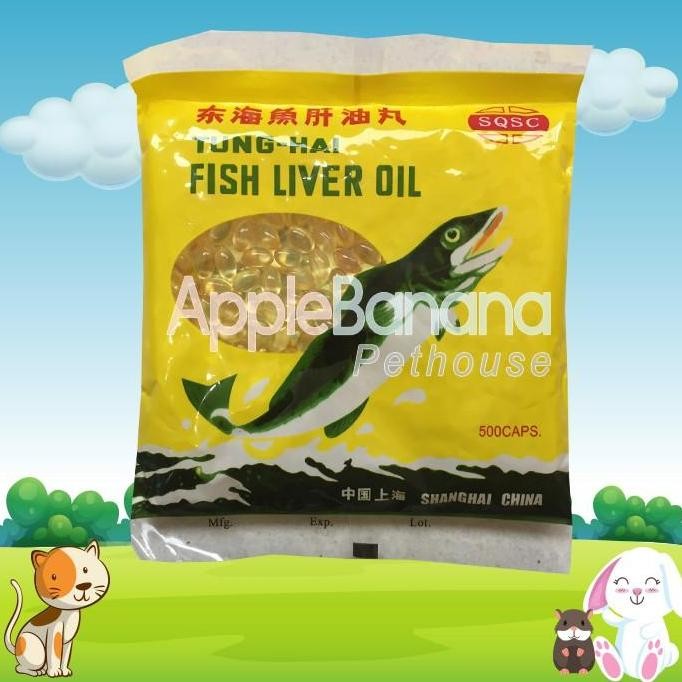 

Terlaris Minyak Ikan Tung Hai Fish Liver Oil - 500 Capsules-Vitamin Hewan