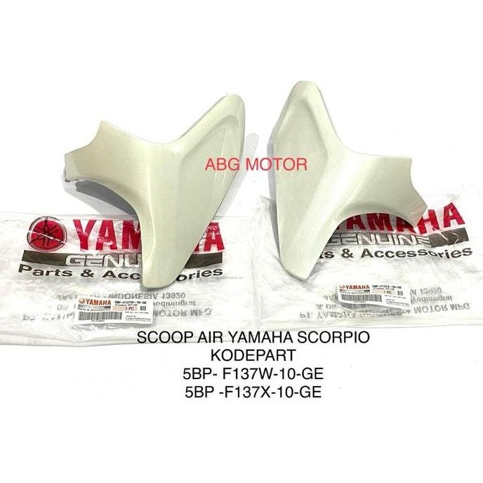 TERMURAH - SCOOP AIR KIRI KANAN YAMAHA SCORPIO ORIGINAL