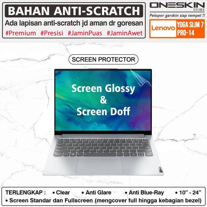 BEBAS ONGKIR - Screen Protector Lenovo Yoga Slim 7 7i Pro-14 14ACH5 14IHU5 14ITL5