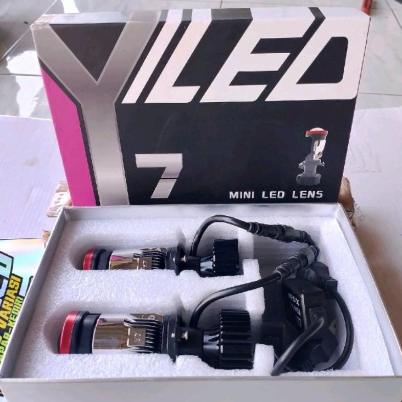 Led H4 Y7D Mini Projector - Mini Projie H4 Super Terang 50 watt 12v-24v