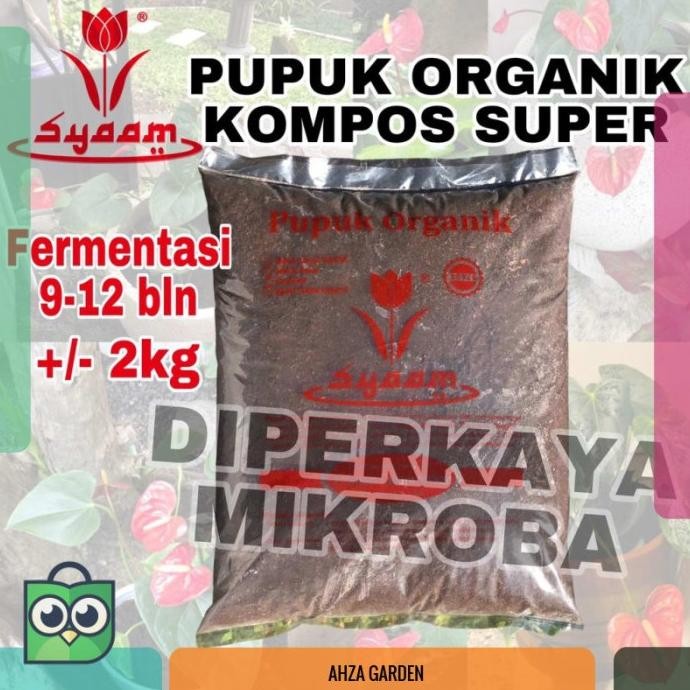 

Terlaris Pupuk Organik Super Syaam Kompos Fermentasi Media Tanam Metan Kandang