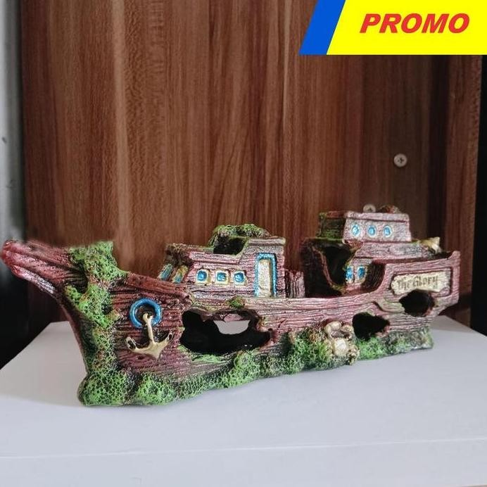 Terlaris Kapal Tangker Aquarium, Kapal Tangker Aquarium, Dekorasi Aquarium, Hiasan Aquarium Kapal Ta