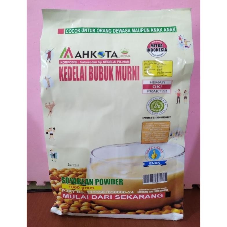 

SUSU BUBUK KEDELAI MAHKOTA 1000gr kemasan baru nUg