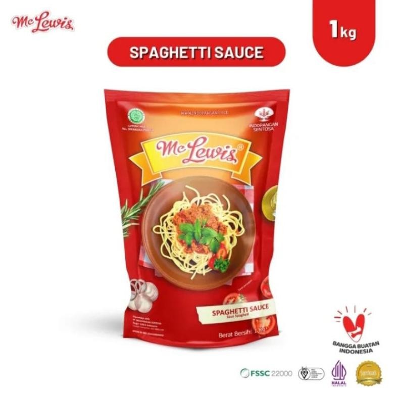 

Mc Lewis Spaghetti Bolognese Sauce - 1Kg nUg