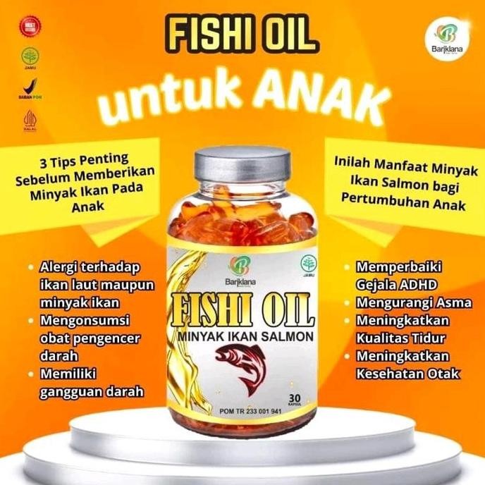 

Terlaris Fishi Oil 100% Ikan Salmon Kaya Omega 3 Dab Vitamin