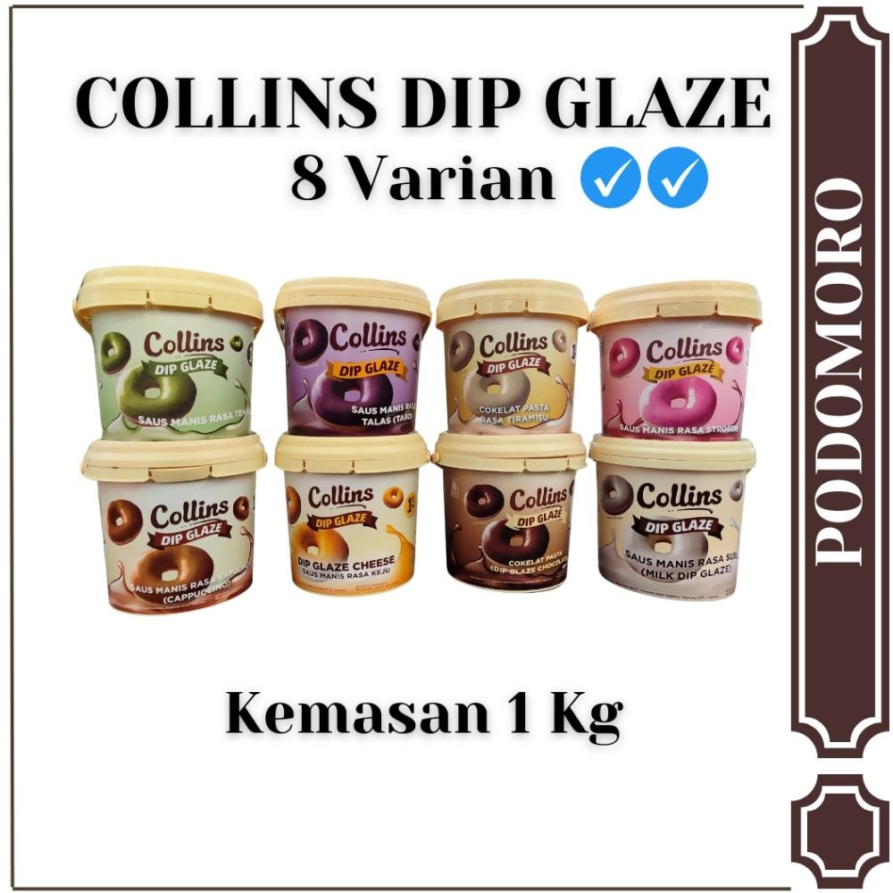 

Collins Dip Glaze Kemasan 1kg All Varian AST nUg