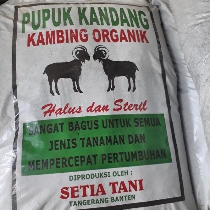 

Terlaris Pupuk Kandang Kambing Organik Halus Dan Steril (Ojek Only)