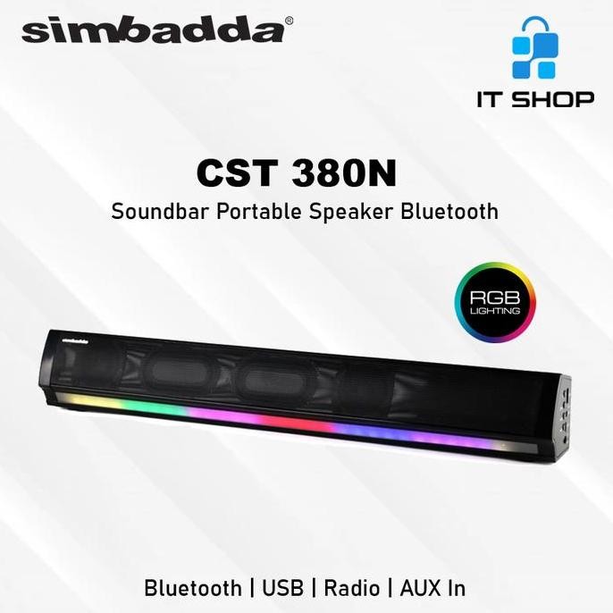 Simbadda Speaker Cst 380N Soundbar Rgb New Stok