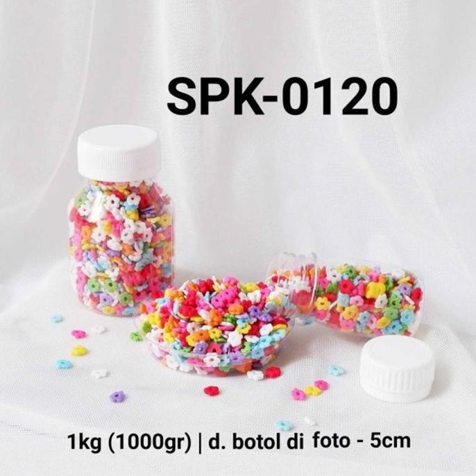 

] SPK-0120 Sprinkles sprinkle sprinkel 1kg 1 kg kilo bunga confetti
