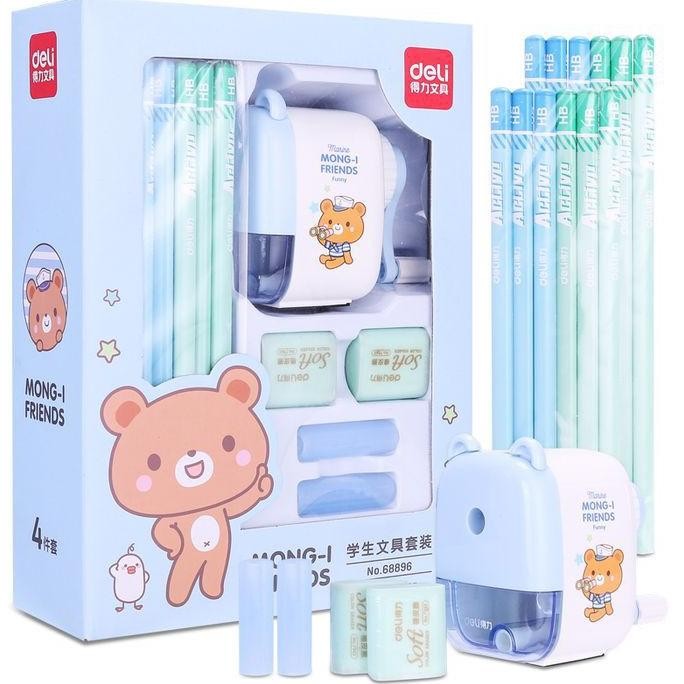 

RB Study Set / Stationery Set DELI 4 in 1 - 68896