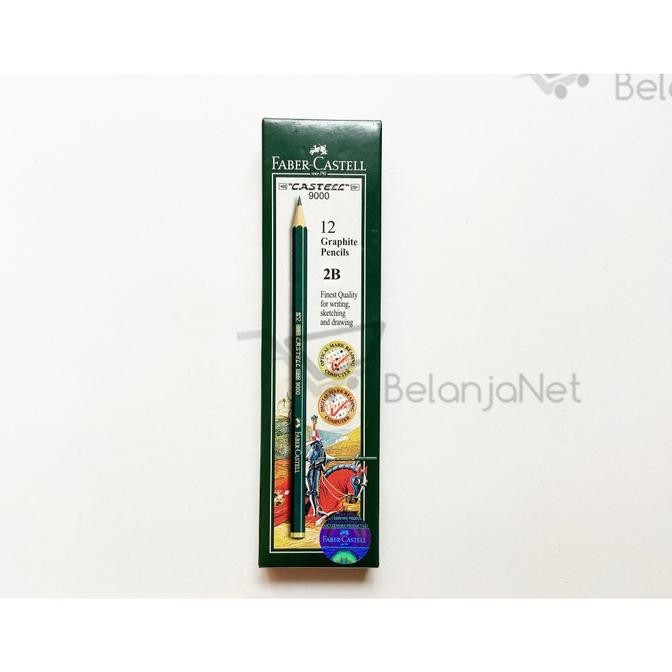 

RB Pencil | Pensil Faber Castell 2B 9000 untuk Ujian [1 LUSIN]