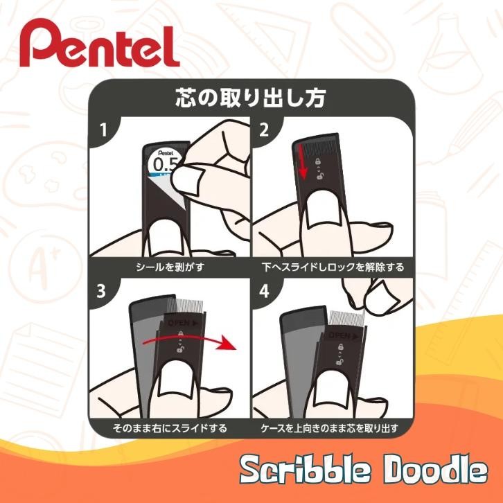 

RB PENTEL Ain Mechanical Pencil Lead Refill/ Isi Pensil Mekanik