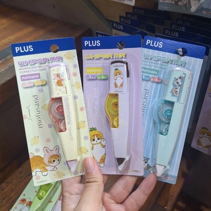 

RB Plus Whiper MR Mofusand Correction Tape Cat Neko Same-Nyan Pita Koreksi Limited Edition