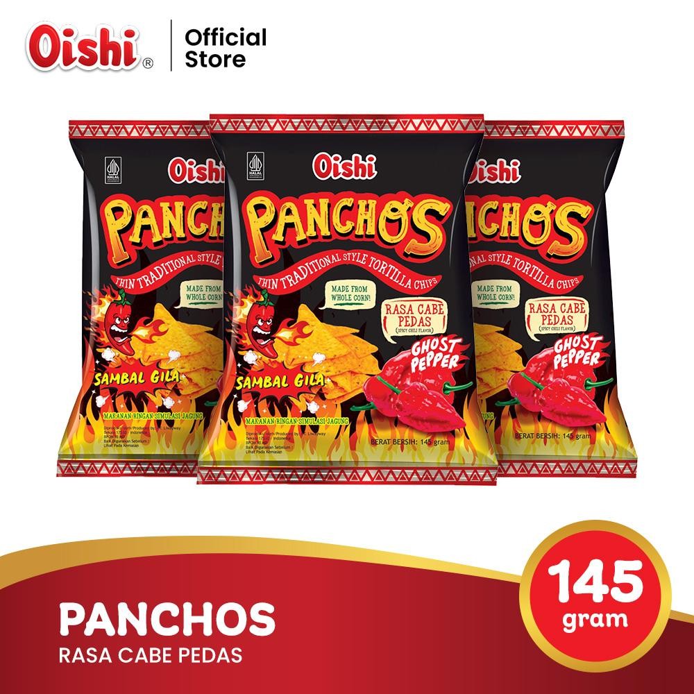 

NEW PRODUCT PANCHOS RASA CABE PEDAS 145G - MULTIPACK 3 PCS NATURES TOUCH.