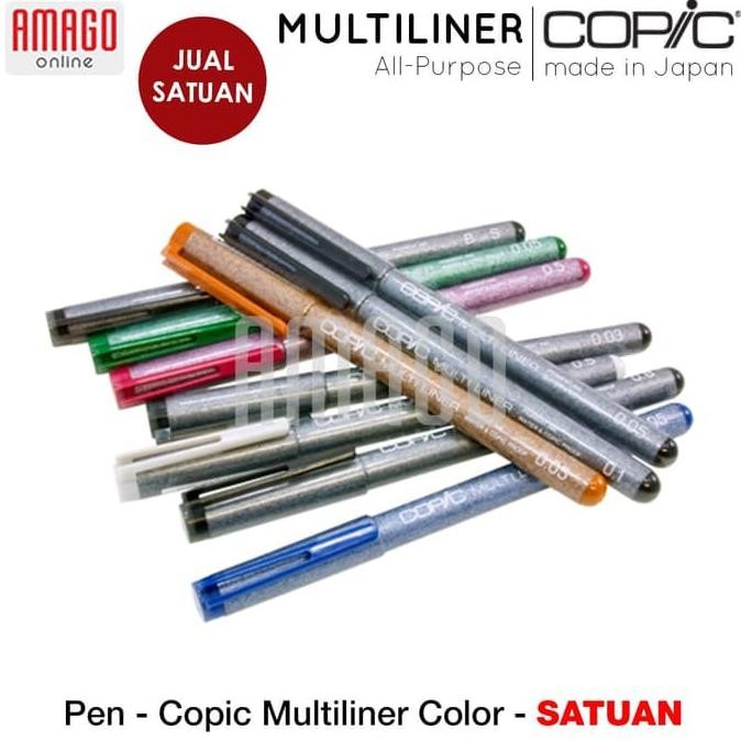 

RB COPIC Multiliner Color - Satuan - Pilih Warna dan Ukuran - CMCG/CMWG/CMBR/CMSP/CMLV/CMCB/CMOV/CMWN/CMPN