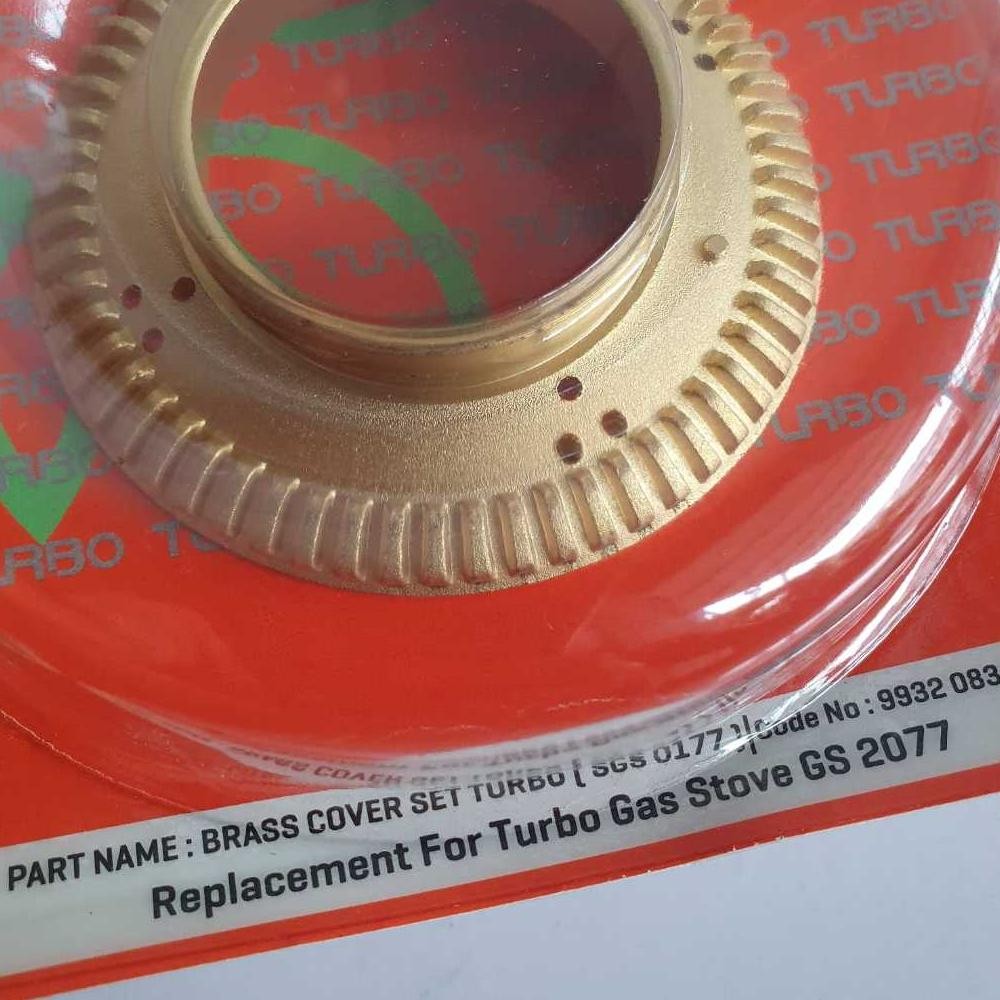 Turbo Gas Stove Burner / Kuningan Tungku Kompor Turbo GS2077 Sparepart Original Hanya untuk GS2077
