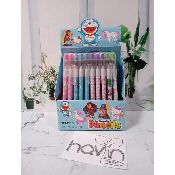 

''Terlaris" (1Pc) Pensil Lantu Fancy Lucu Anak Bongkar Pasang/Pencil Murah