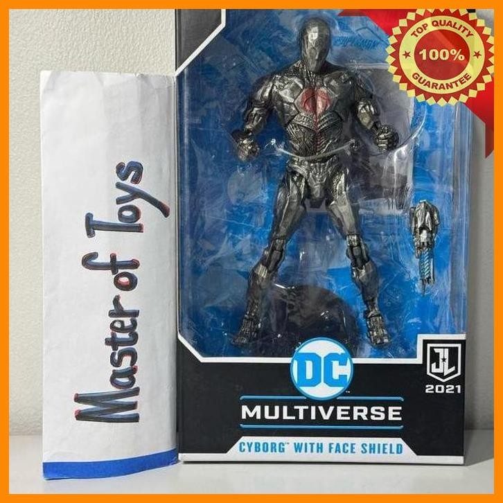 [MOT] MCFARLANE DC MULTIVERSE CYBORG WITH FACE SHIELD (JUSTICE LEAGUE 2021) - READY STOCK