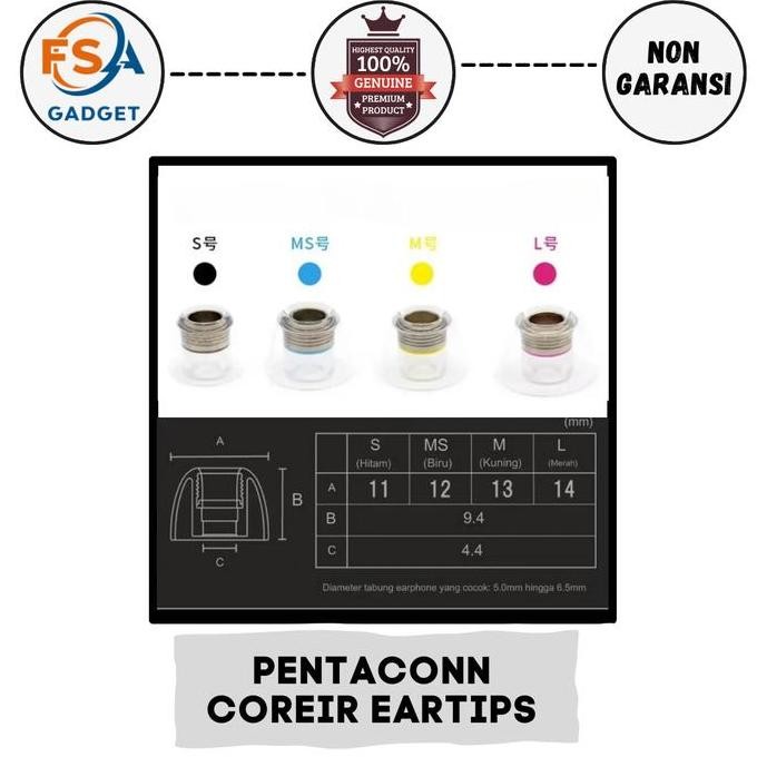 Pentaconn Coreir Silicone With Brasa Metal Core New Stok