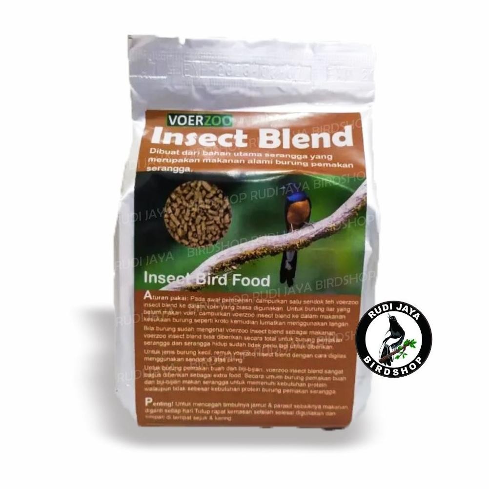 Cxv-38 Gha-65 Voer Zoo Voerzoo Insect Blend 225 Gram Pakan Makanan Burung Pemakan Serangga Tinggi Pr