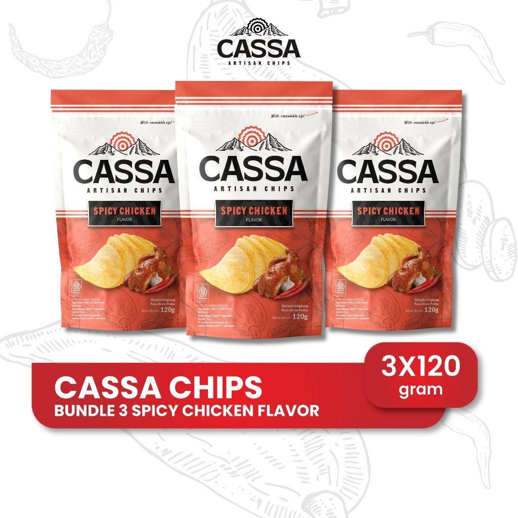 

NEW PRODUCT CASSA SPICY CHICKEN 120 GRAM - 3 PCS NATURES TOUCH.