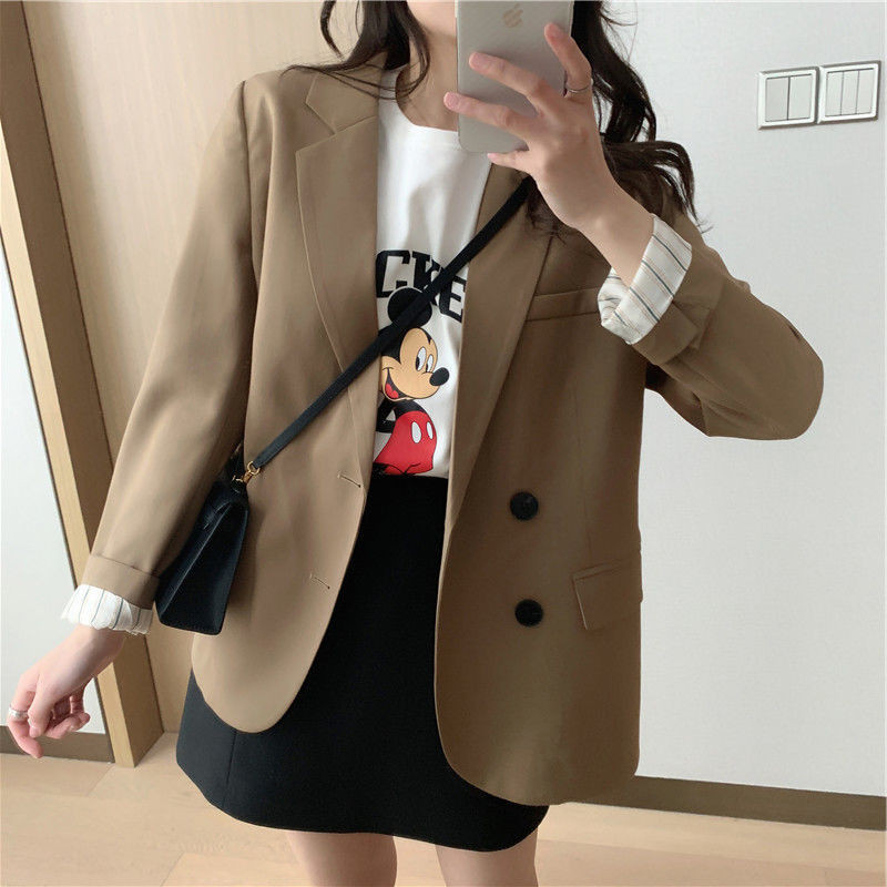 Women's Casual Loose Fit Blazer Jacket