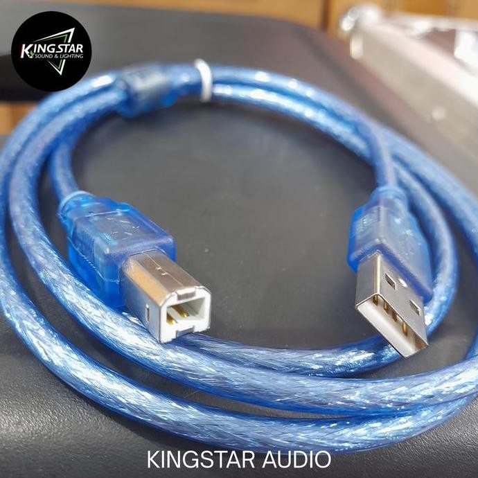 Kabel Mixer Usb 2.0 To Host Data Audio Interface 1,5 Meter Yamaha Behringer Laptop Mg10 Mg16 28 Awg 