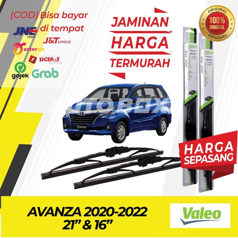 Wiper Mobil Toyota Grand New Avanza (2016 - 2018) Sepasang Valeo
