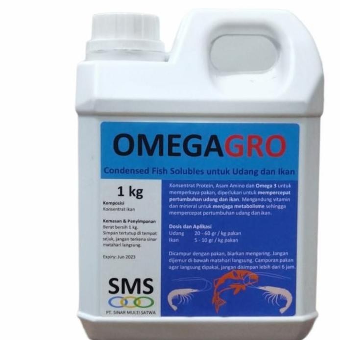 Terlaris Omegagro Omega Protein Dan Vitamin Untuk Ikan Dan Udang 1Kg